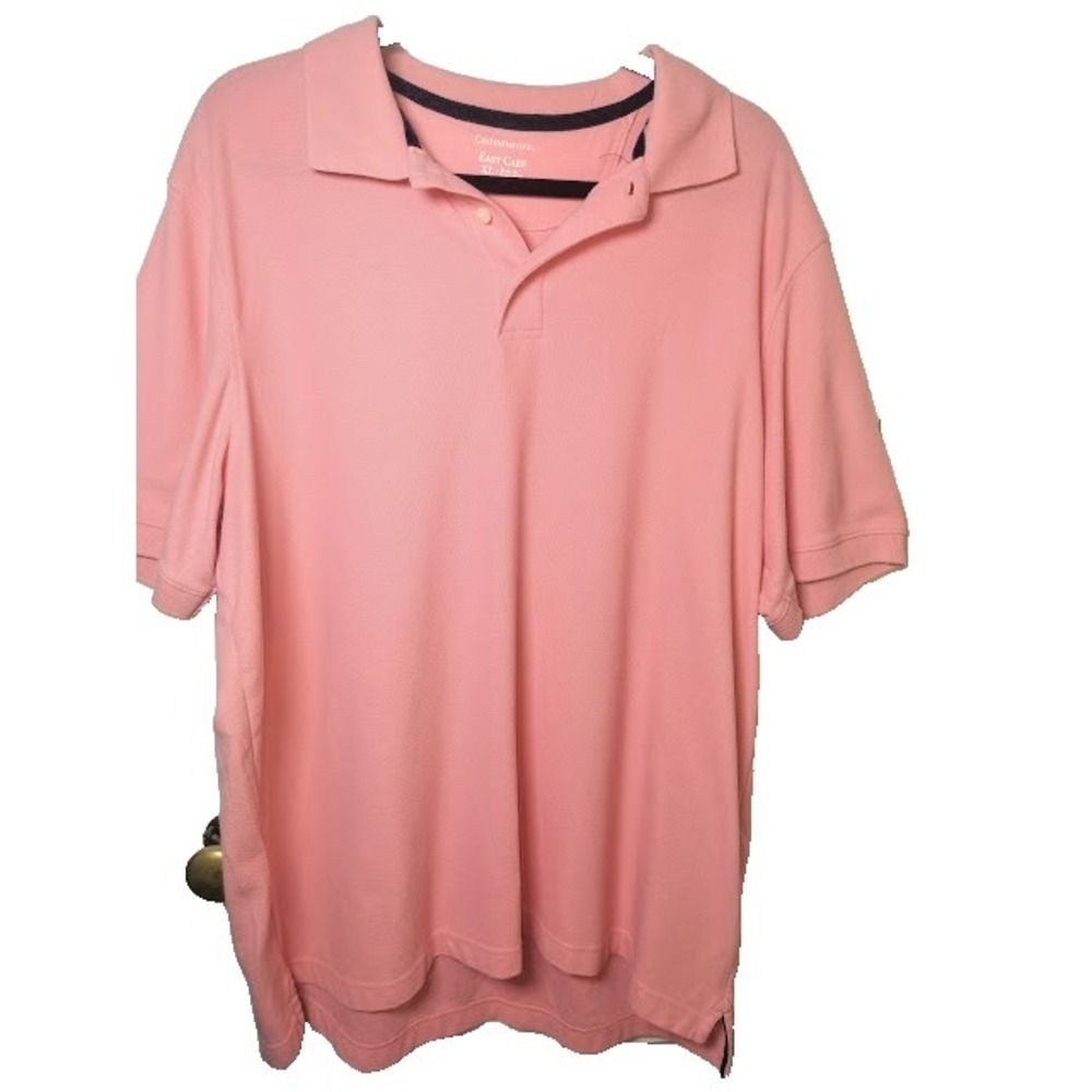 Croft & Barrow Easy Care Polo Shirt Mens XL Red Short‎ Sleeve 100% Cotton